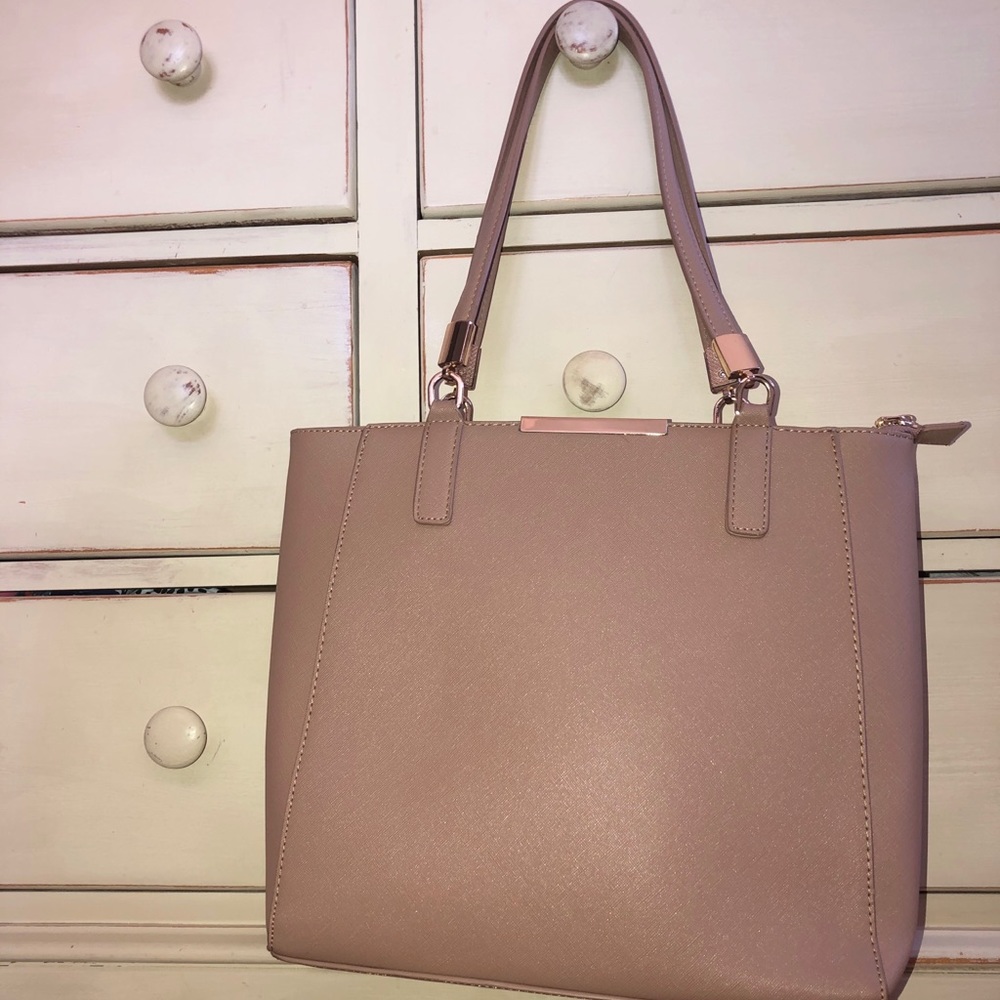 Madison West light pink shoulder bag